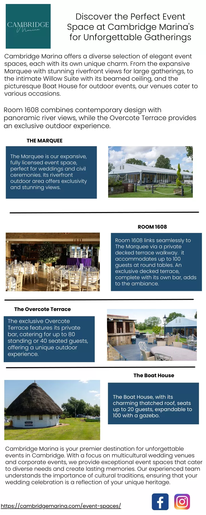 discover the perfect event space at cambridge