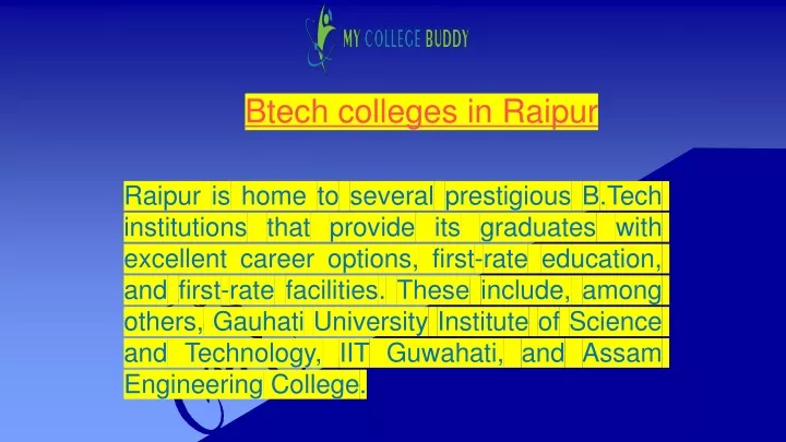btech colleges in raipur