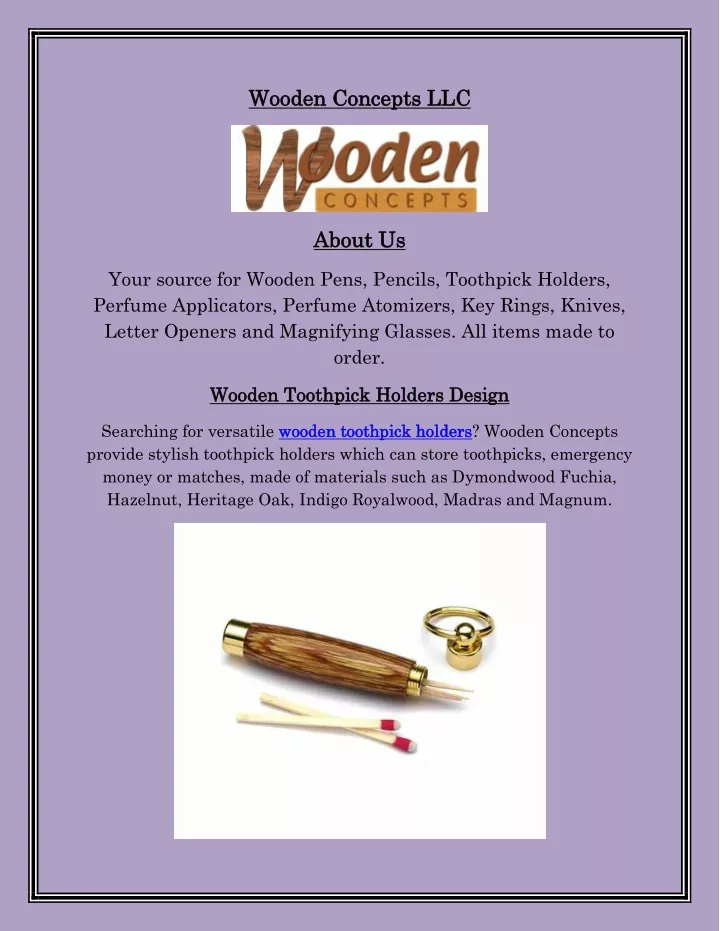 woo wooden