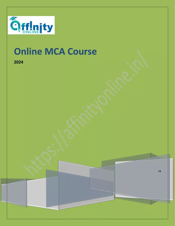 online mca course
