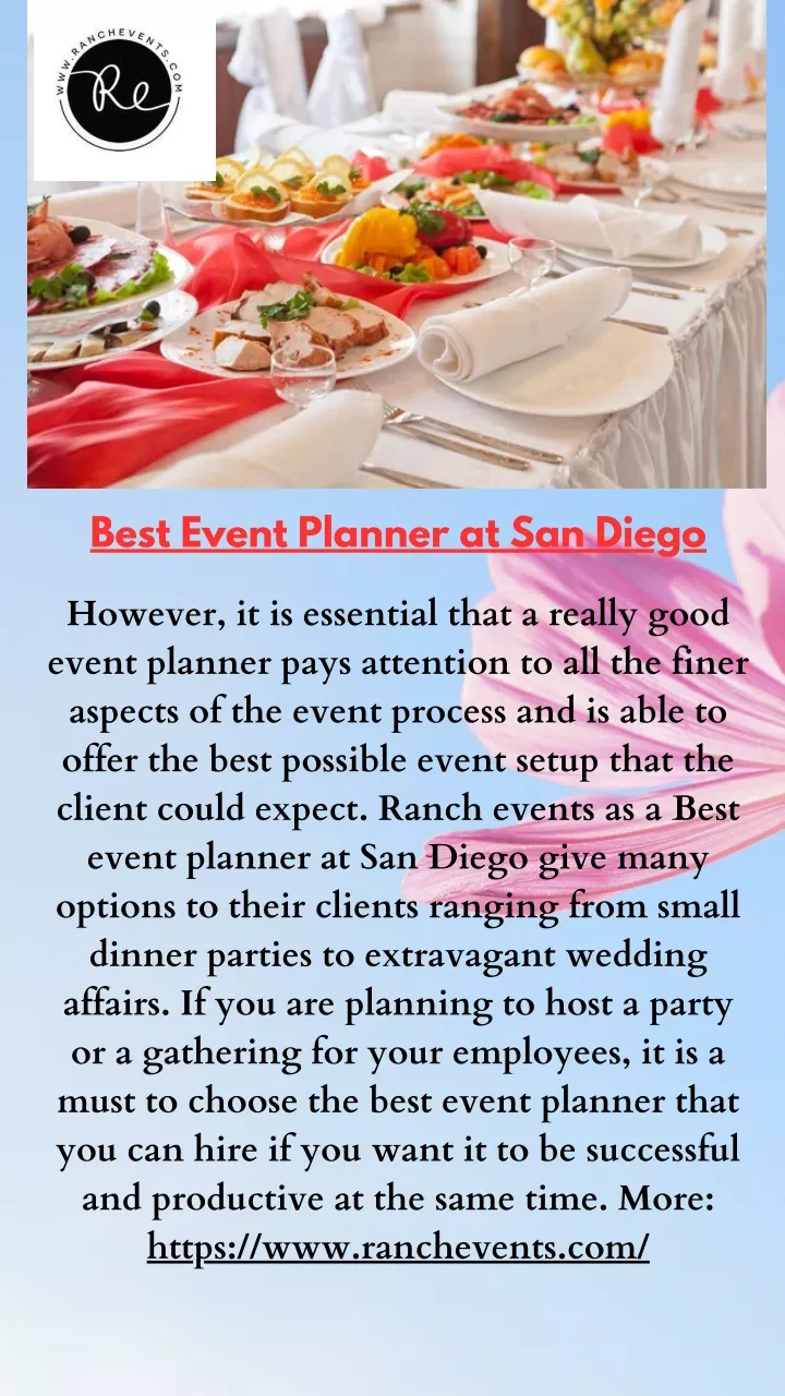 best event planner at san diego