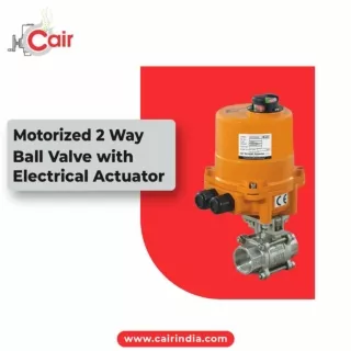 Motorized 2 Way Ball Valve with Electrical Actuator