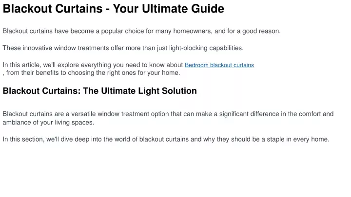 blackout curtains your ultimate guide blackout