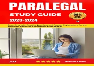 FREE READ (PDF) Paralegal Study Guide 2023-2024: Exam Prep with Practice Questions and Answer Explanations for the Paral