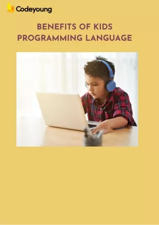 Visual Coding For Kids Programming | Kids Programming Language