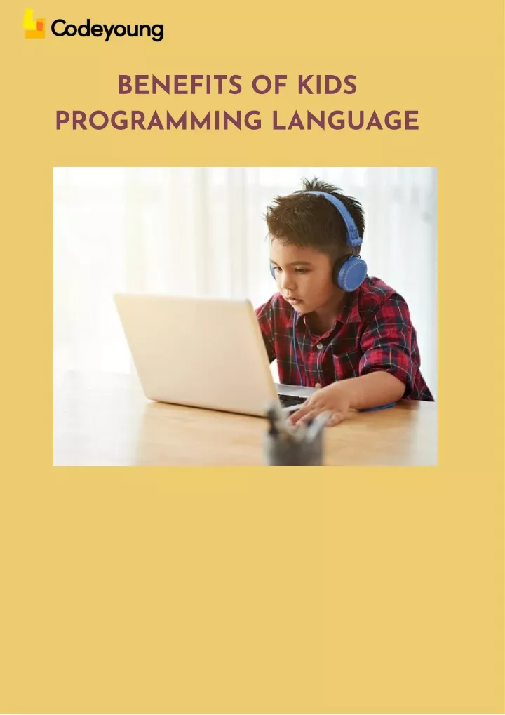 benefits of kids programming language