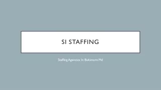 What industries do staffing agencies specialize in