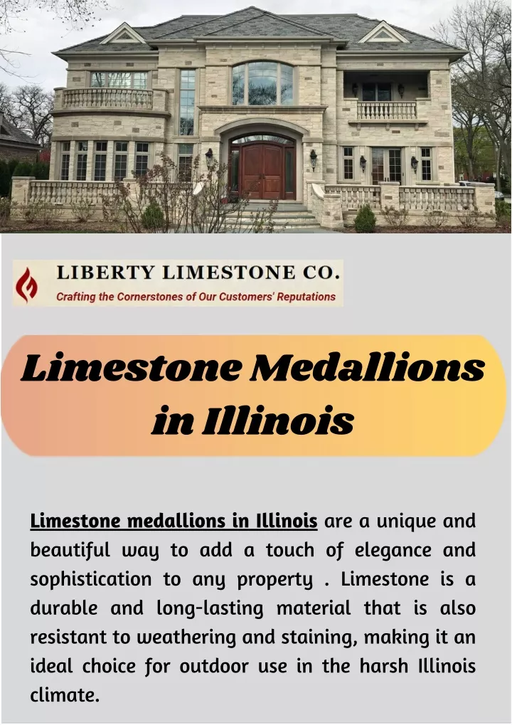 limestone medallions in illinois