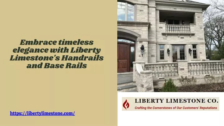 embrace timeless elegance with liberty limestone