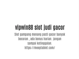 slot judi gacor