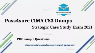 pass4sure cima cs3 dumps
