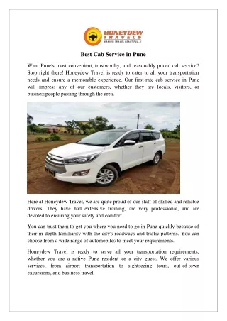 Best Cab Service in Pune (2)