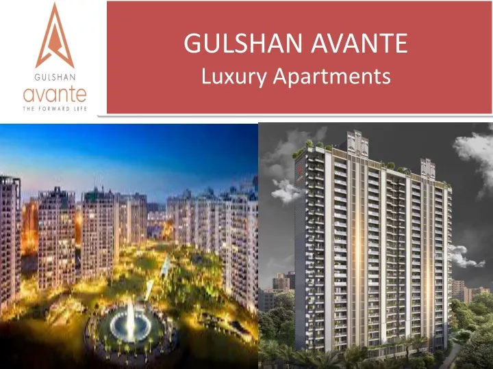 gulshan avante luxury apartments