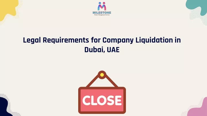 legal requirements for company liquidation in dubai uae