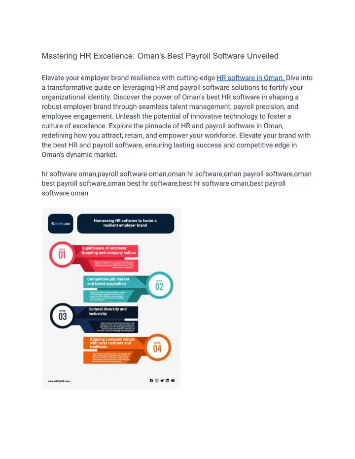 mastering hr excellence oman s best payroll
