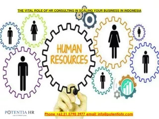 The Vital Role of HR Consulting in Scaling Your Business in Indonesia