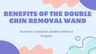 Double Chin Wand Benefits