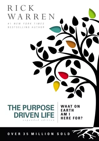 $PDF$/READ/DOWNLOAD The Purpose Driven Life: What on Earth Am I Here For?