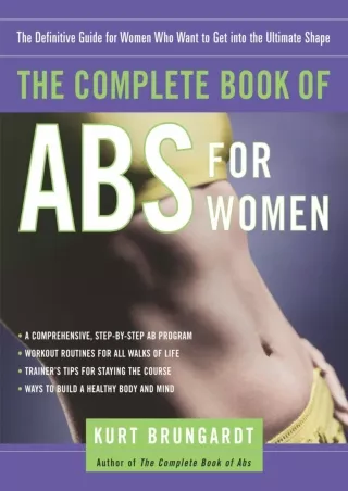 $PDF$/READ/DOWNLOAD The Complete Book of Abs for Women: The Definitive Guide for Women Who Want to