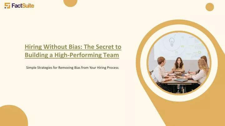 hiring without bias the secret to building a high