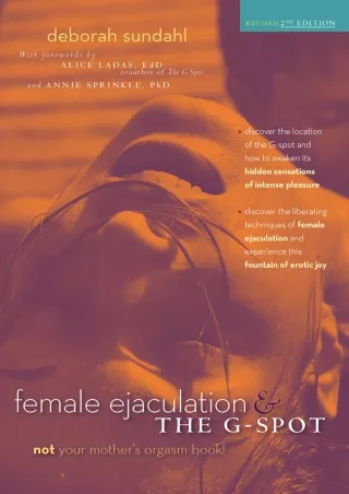[PDF READ ONLINE] Female Ejaculation and the G-Spot