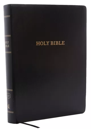 READ [PDF] KJV Holy Bible, Giant Print Center-Column Reference Bible, Black Leather-look,