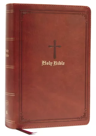 [READ DOWNLOAD] KJV, Personal Size Large Print Single-Column Reference Bible, Leathersoft,