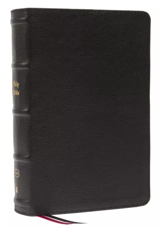get [PDF] Download KJV, Personal Size Large Print Single-Column Reference Bible, Genuine Leather,