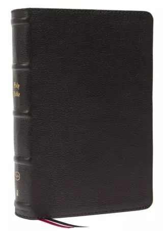 Download Book [PDF] KJV, Personal Size Large Print Single-Column Reference Bible, Genuine Leather,