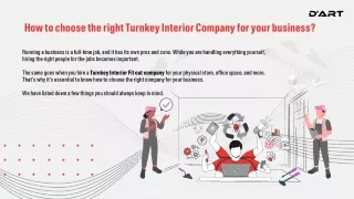 How to choose the right Turnkey Interior Company for your business?