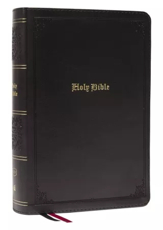 Read ebook [PDF] KJV, Personal Size Large Print Single-Column Reference Bible, Leathersoft,