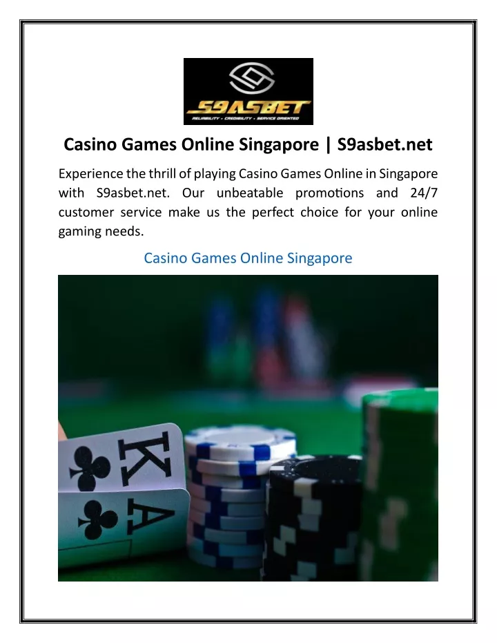 casino games online singapore s9asbet net