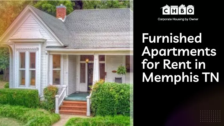furnished apartments for rent in memphis tn