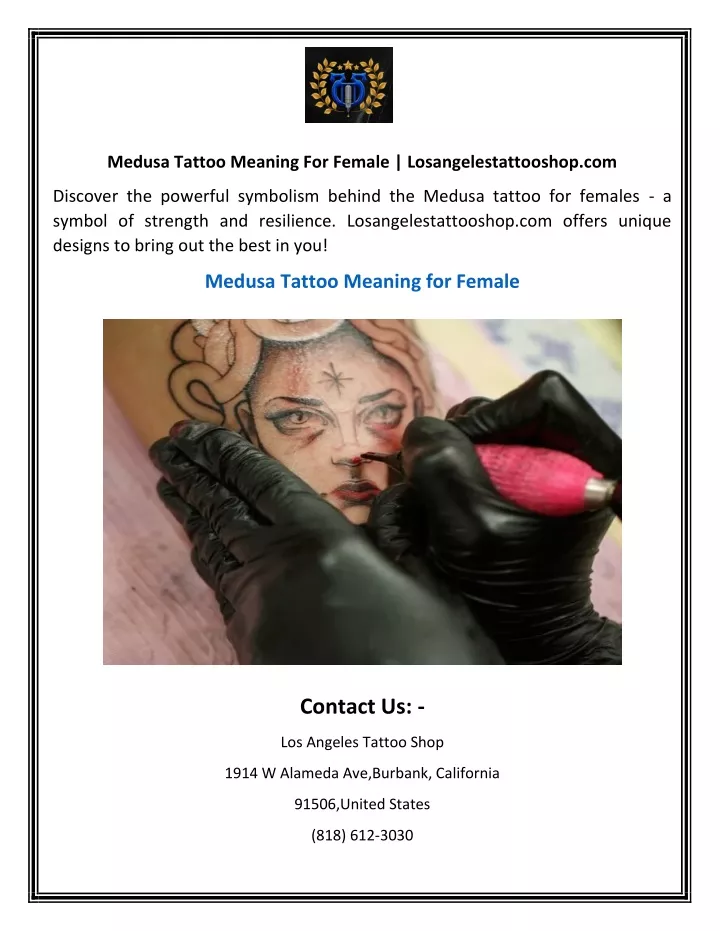 medusa tattoo meaning for female