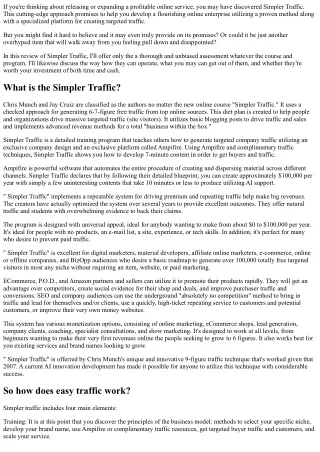 "Is Simpler Traffic worth the investment? Here's our review to help you choose."