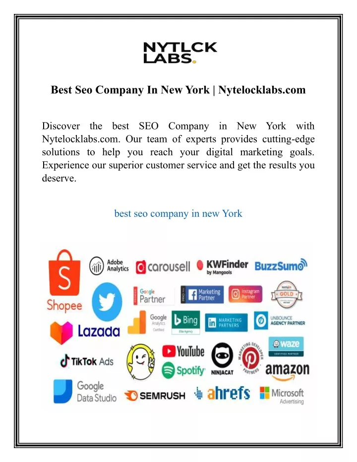 best seo company in new york nytelocklabs com