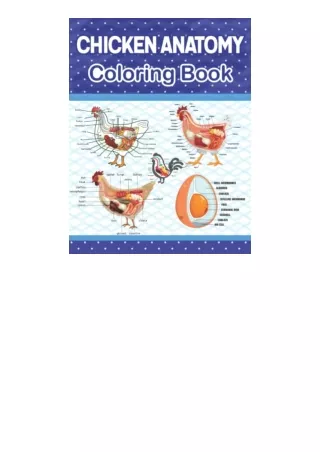 Kindle online PDF Chicken Anatomy Coloring Book Introduction to Veterinary Anato