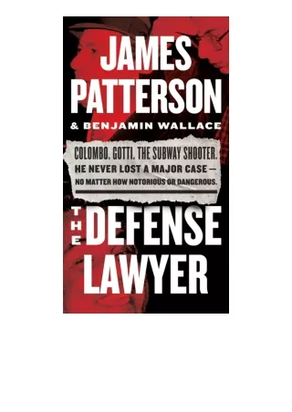 Download The Defense Lawyer The Barry Slotnick Story for ipad