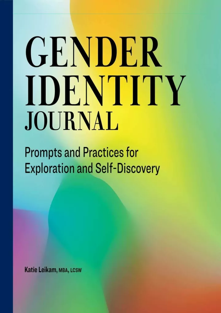 gender identity journal prompts and practices