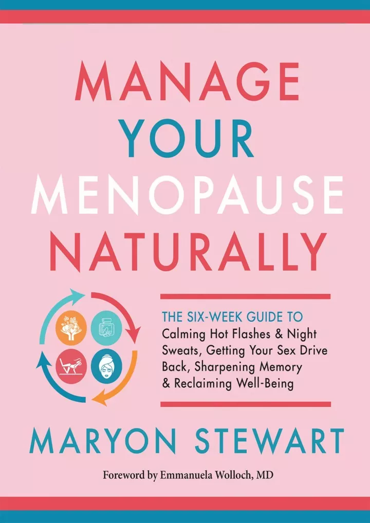 manage your menopause naturally the six week