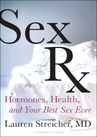 get [PDF] Download Sex Rx: Hormones, Health, and Your Best Sex Ever ipad