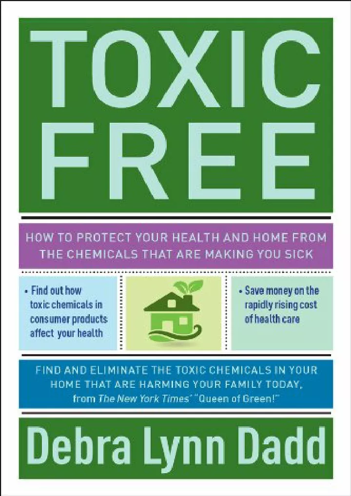 toxic free how to protect your health and home