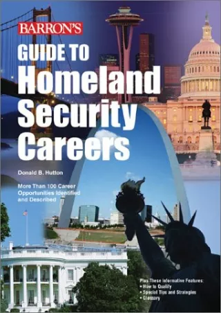 Read ebook [PDF] Guide to Homeland Security Careers free