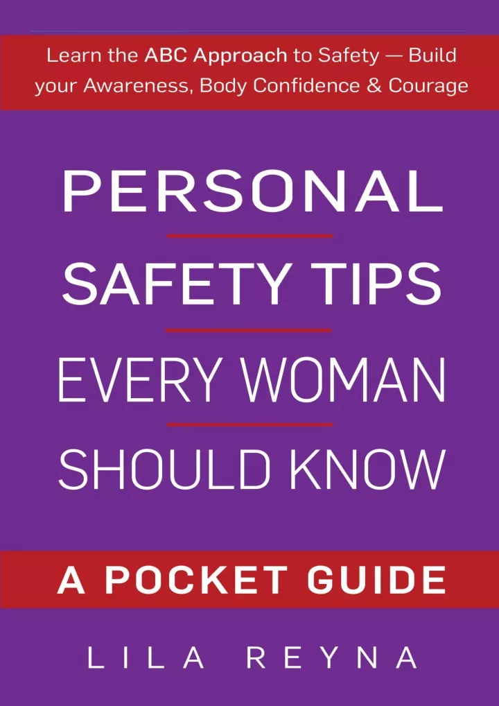 personal safety tips every woman should know