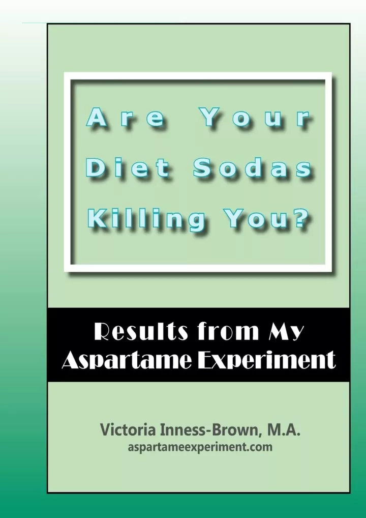 are your diet sodas killing you results from