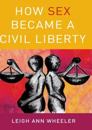 PDF How Sex Became a Civil Liberty ipad