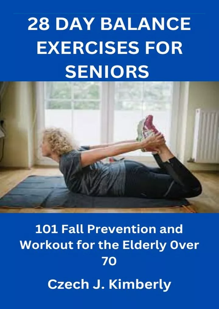 28 day balance exercises for seniors 101 fall