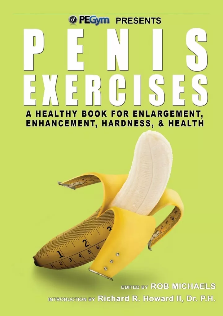 penis exercises a healthy book for enlargement
