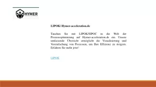 LIPOK Hymer-acceleration.de