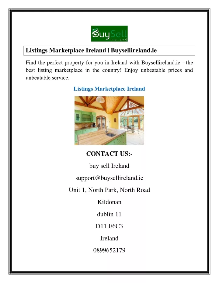 listings marketplace ireland buysellireland ie